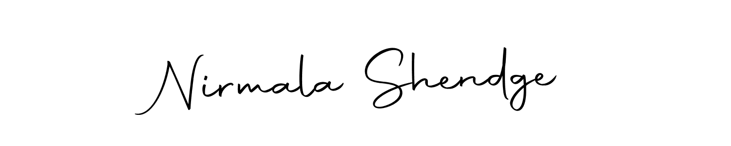 Nirmala Shendge stylish signature style. Best Handwritten Sign (Autography-DOLnW) for my name. Handwritten Signature Collection Ideas for my name Nirmala Shendge. Nirmala Shendge signature style 10 images and pictures png