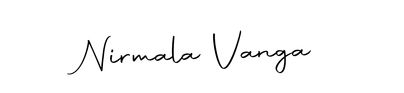 Make a short Nirmala Vanga signature style. Manage your documents anywhere anytime using Autography-DOLnW. Create and add eSignatures, submit forms, share and send files easily. Nirmala Vanga signature style 10 images and pictures png