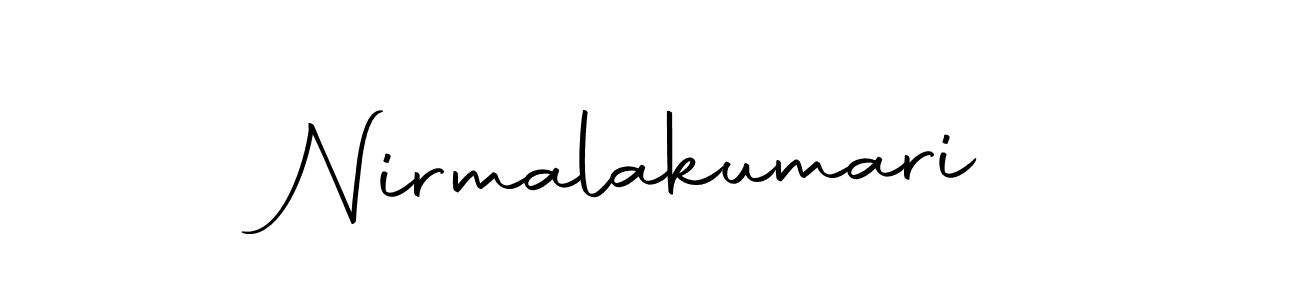 You should practise on your own different ways (Autography-DOLnW) to write your name (Nirmalakumari) in signature. don't let someone else do it for you. Nirmalakumari signature style 10 images and pictures png