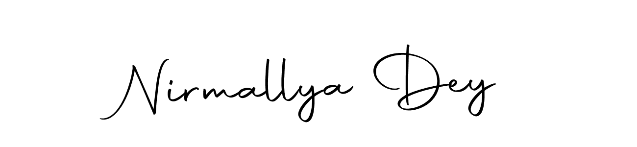 Make a beautiful signature design for name Nirmallya Dey. With this signature (Autography-DOLnW) style, you can create a handwritten signature for free. Nirmallya Dey signature style 10 images and pictures png