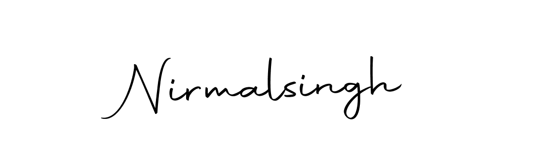 Make a beautiful signature design for name Nirmalsingh. Use this online signature maker to create a handwritten signature for free. Nirmalsingh signature style 10 images and pictures png