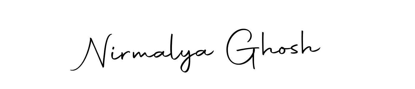 Design your own signature with our free online signature maker. With this signature software, you can create a handwritten (Autography-DOLnW) signature for name Nirmalya Ghosh. Nirmalya Ghosh signature style 10 images and pictures png