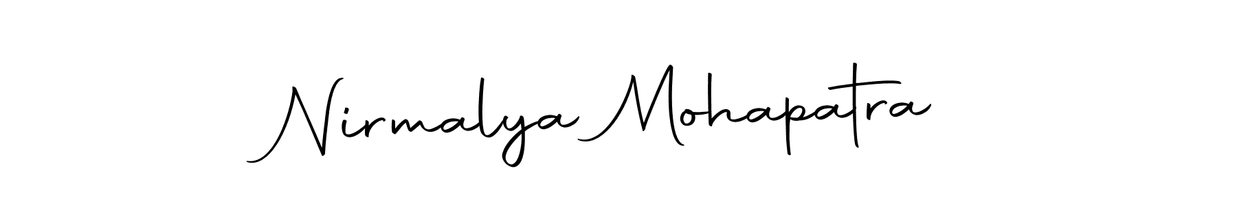 Similarly Autography-DOLnW is the best handwritten signature design. Signature creator online .You can use it as an online autograph creator for name Nirmalya Mohapatra. Nirmalya Mohapatra signature style 10 images and pictures png