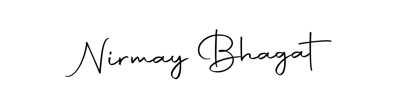 Make a beautiful signature design for name Nirmay Bhagat. With this signature (Autography-DOLnW) style, you can create a handwritten signature for free. Nirmay Bhagat signature style 10 images and pictures png