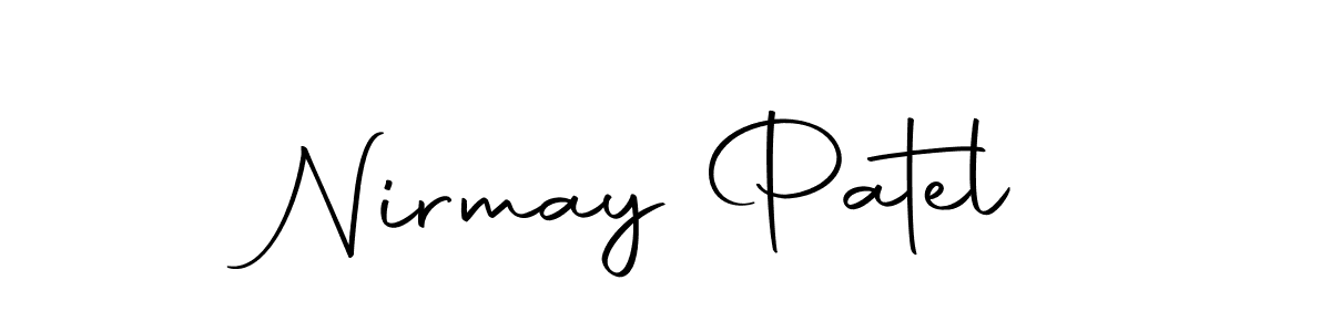 This is the best signature style for the Nirmay Patel name. Also you like these signature font (Autography-DOLnW). Mix name signature. Nirmay Patel signature style 10 images and pictures png