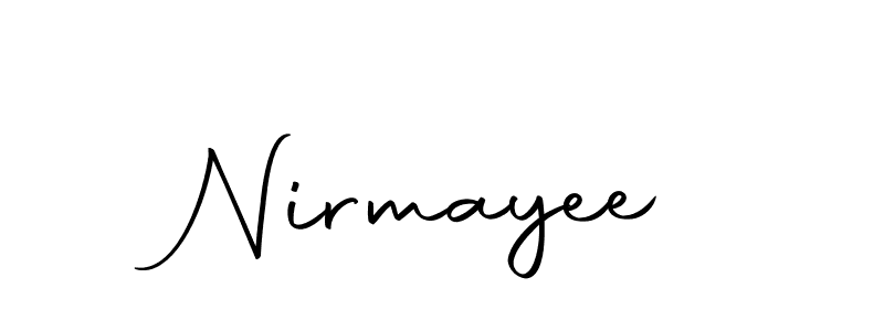 How to make Nirmayee name signature. Use Autography-DOLnW style for creating short signs online. This is the latest handwritten sign. Nirmayee signature style 10 images and pictures png