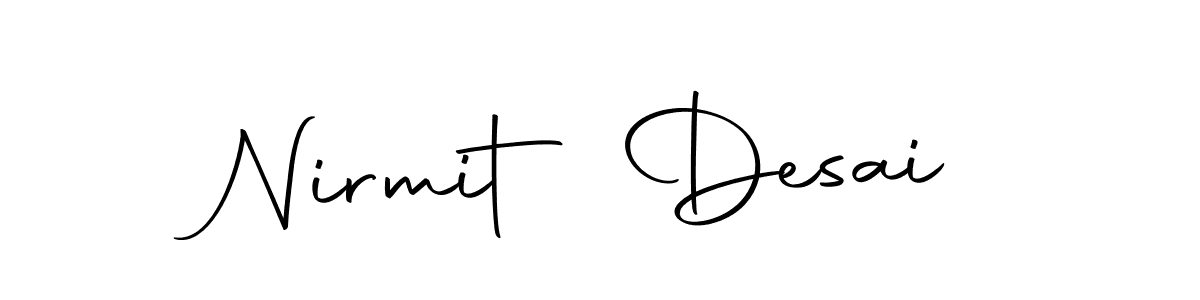 How to make Nirmit Desai signature? Autography-DOLnW is a professional autograph style. Create handwritten signature for Nirmit Desai name. Nirmit Desai signature style 10 images and pictures png