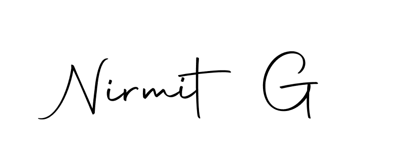 Make a beautiful signature design for name Nirmit G. Use this online signature maker to create a handwritten signature for free. Nirmit G signature style 10 images and pictures png