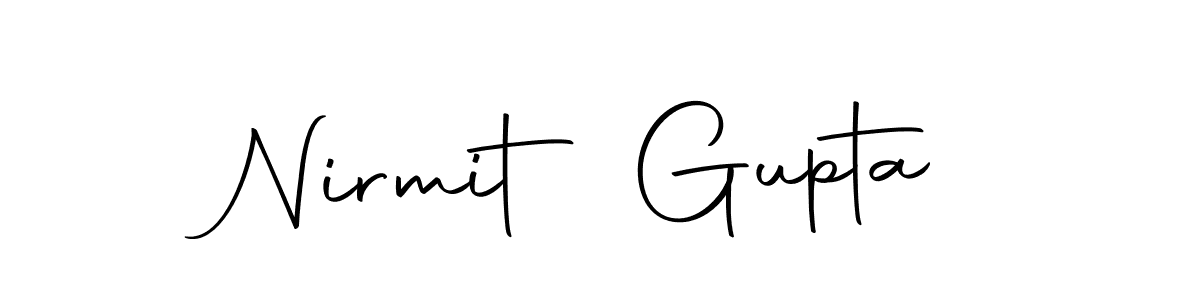 Nirmit Gupta stylish signature style. Best Handwritten Sign (Autography-DOLnW) for my name. Handwritten Signature Collection Ideas for my name Nirmit Gupta. Nirmit Gupta signature style 10 images and pictures png