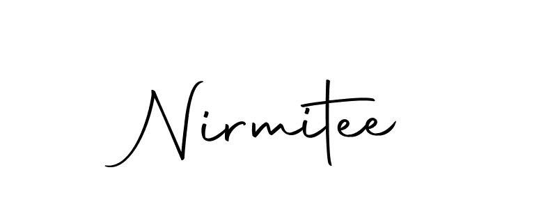 Here are the top 10 professional signature styles for the name Nirmitee. These are the best autograph styles you can use for your name. Nirmitee signature style 10 images and pictures png