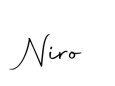How to make Niro signature? Autography-DOLnW is a professional autograph style. Create handwritten signature for Niro name. Niro signature style 10 images and pictures png