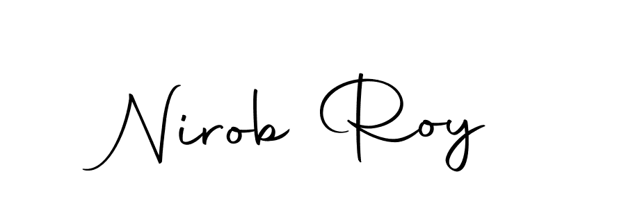 This is the best signature style for the Nirob Roy name. Also you like these signature font (Autography-DOLnW). Mix name signature. Nirob Roy signature style 10 images and pictures png