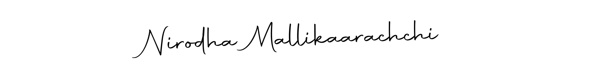 The best way (Autography-DOLnW) to make a short signature is to pick only two or three words in your name. The name Nirodha Mallikaarachchi include a total of six letters. For converting this name. Nirodha Mallikaarachchi signature style 10 images and pictures png