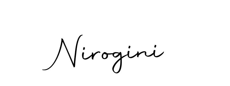 Create a beautiful signature design for name Nirogini. With this signature (Autography-DOLnW) fonts, you can make a handwritten signature for free. Nirogini signature style 10 images and pictures png