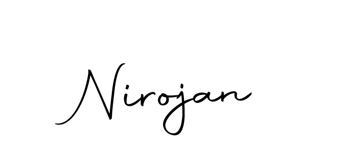 Create a beautiful signature design for name Nirojan. With this signature (Autography-DOLnW) fonts, you can make a handwritten signature for free. Nirojan signature style 10 images and pictures png
