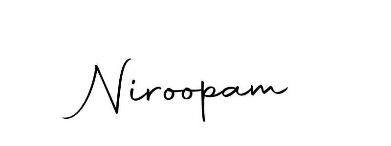 Similarly Autography-DOLnW is the best handwritten signature design. Signature creator online .You can use it as an online autograph creator for name Niroopam. Niroopam signature style 10 images and pictures png