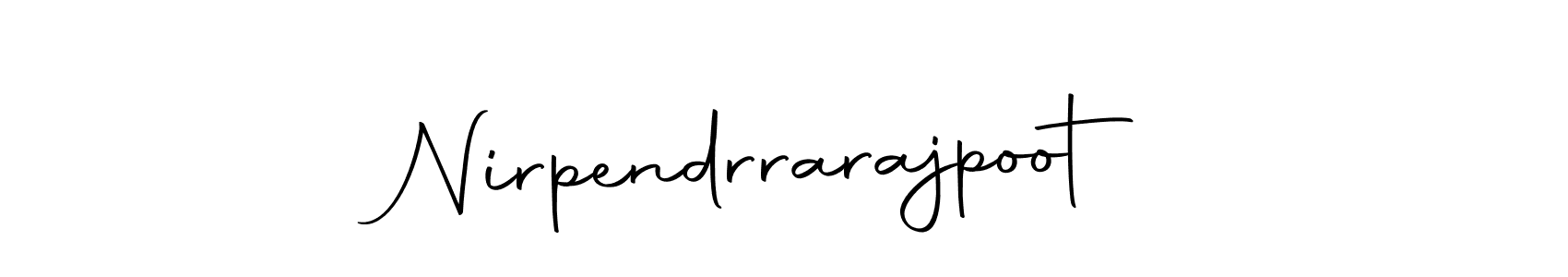 Create a beautiful signature design for name Nirpendrrarajpoot. With this signature (Autography-DOLnW) fonts, you can make a handwritten signature for free. Nirpendrrarajpoot signature style 10 images and pictures png