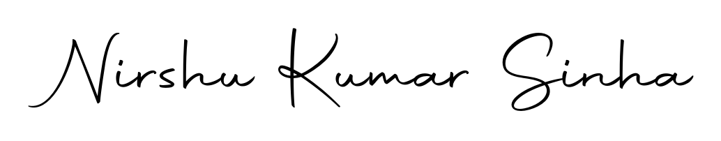 The Autography-DOLnW font transforms the name Nirshu Kumar Sinha into an executive sign with sharp precision and distinguished character. Nirshu Kumar Sinha signature style 10 images and pictures png