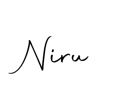 Make a beautiful signature design for name Niru. With this signature (Autography-DOLnW) style, you can create a handwritten signature for free. Niru signature style 10 images and pictures png