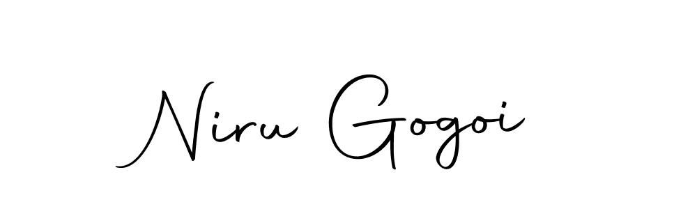 Niru Gogoi stylish signature style. Best Handwritten Sign (Autography-DOLnW) for my name. Handwritten Signature Collection Ideas for my name Niru Gogoi. Niru Gogoi signature style 10 images and pictures png