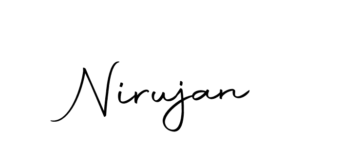 How to make Nirujan signature? Autography-DOLnW is a professional autograph style. Create handwritten signature for Nirujan name. Nirujan signature style 10 images and pictures png