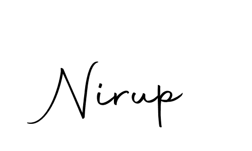 Make a beautiful signature design for name Nirup. Use this online signature maker to create a handwritten signature for free. Nirup signature style 10 images and pictures png