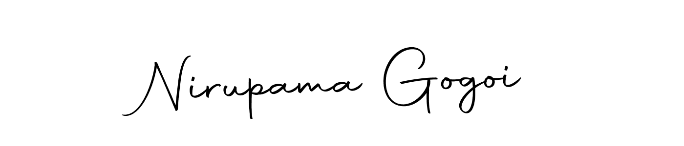Create a beautiful signature design for name Nirupama Gogoi. With this signature (Autography-DOLnW) fonts, you can make a handwritten signature for free. Nirupama Gogoi signature style 10 images and pictures png