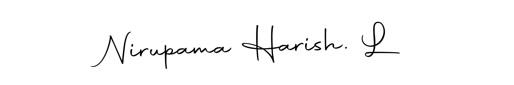 Once you've used our free online signature maker to create your best signature Autography-DOLnW style, it's time to enjoy all of the benefits that Nirupama Harish. L name signing documents. Nirupama Harish. L signature style 10 images and pictures png