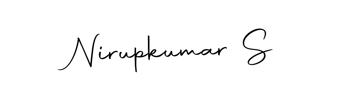 Make a beautiful signature design for name Nirupkumar S. With this signature (Autography-DOLnW) style, you can create a handwritten signature for free. Nirupkumar S signature style 10 images and pictures png