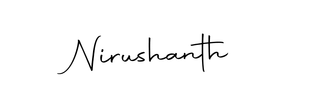 if you are searching for the best signature style for your name Nirushanth. so please give up your signature search. here we have designed multiple signature styles  using Autography-DOLnW. Nirushanth signature style 10 images and pictures png