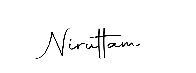 How to make Niruttam name signature. Use Autography-DOLnW style for creating short signs online. This is the latest handwritten sign. Niruttam signature style 10 images and pictures png
