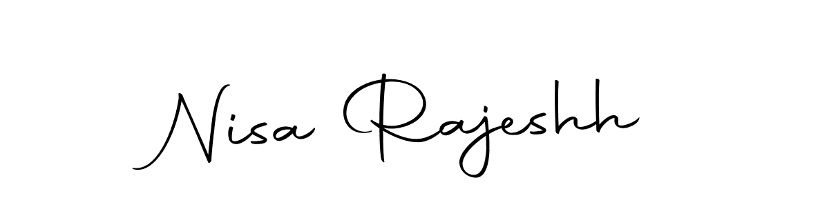 Nisa Rajeshh stylish signature style. Best Handwritten Sign (Autography-DOLnW) for my name. Handwritten Signature Collection Ideas for my name Nisa Rajeshh. Nisa Rajeshh signature style 10 images and pictures png