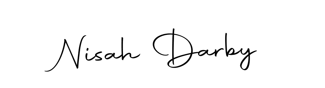 How to make Nisah Darby signature? Autography-DOLnW is a professional autograph style. Create handwritten signature for Nisah Darby name. Nisah Darby signature style 10 images and pictures png