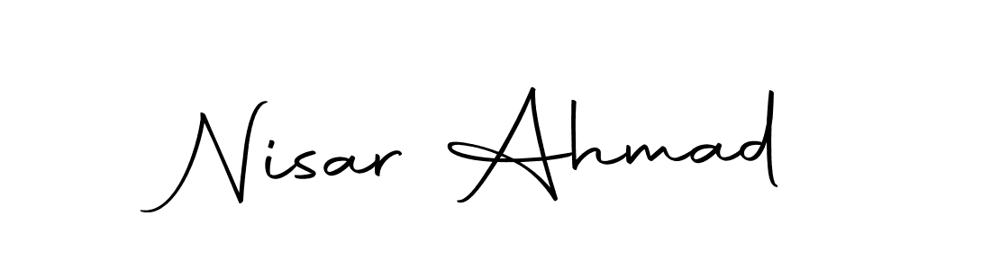 Similarly Autography-DOLnW is the best handwritten signature design. Signature creator online .You can use it as an online autograph creator for name Nisar Ahmad. Nisar Ahmad signature style 10 images and pictures png