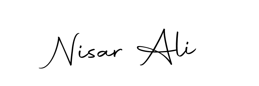 if you are searching for the best signature style for your name Nisar Ali. so please give up your signature search. here we have designed multiple signature styles  using Autography-DOLnW. Nisar Ali signature style 10 images and pictures png