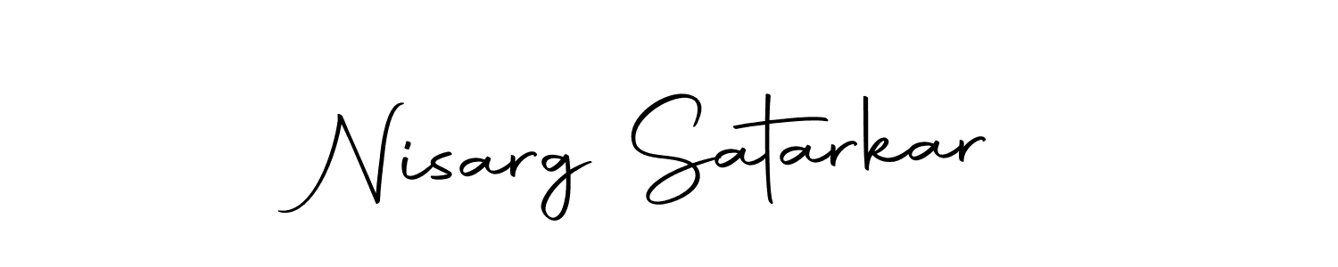 How to make Nisarg Satarkar signature? Autography-DOLnW is a professional autograph style. Create handwritten signature for Nisarg Satarkar name. Nisarg Satarkar signature style 10 images and pictures png