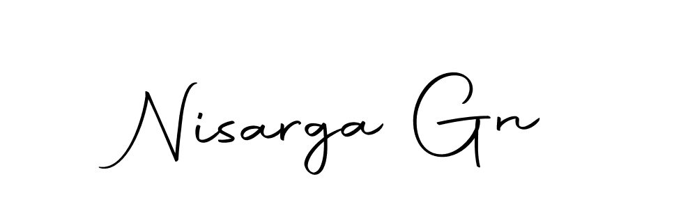 You can use this online signature creator to create a handwritten signature for the name Nisarga Gn. This is the best online autograph maker. Nisarga Gn signature style 10 images and pictures png