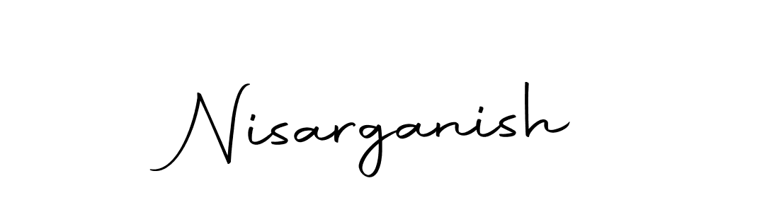 Make a short Nisarganish signature style. Manage your documents anywhere anytime using Autography-DOLnW. Create and add eSignatures, submit forms, share and send files easily. Nisarganish signature style 10 images and pictures png