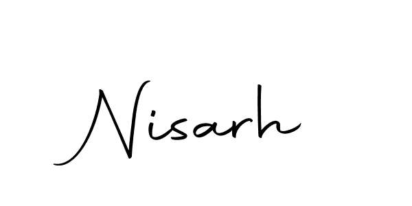 Here are the top 10 professional signature styles for the name Nisarh. These are the best autograph styles you can use for your name. Nisarh signature style 10 images and pictures png