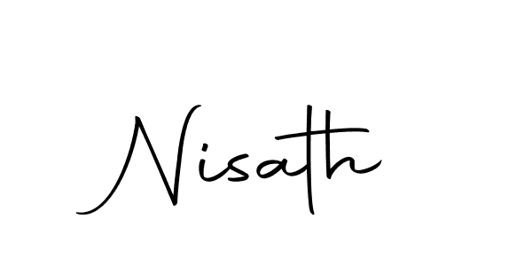 Make a beautiful signature design for name Nisath. Use this online signature maker to create a handwritten signature for free. Nisath signature style 10 images and pictures png