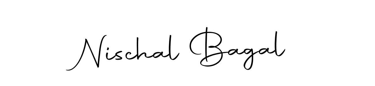 Create a beautiful signature design for name Nischal Bagal. With this signature (Autography-DOLnW) fonts, you can make a handwritten signature for free. Nischal Bagal signature style 10 images and pictures png