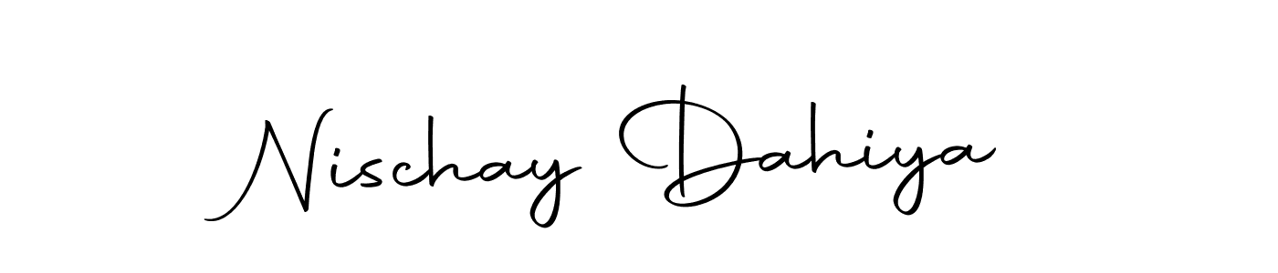 Autography-DOLnW is a professional signature style that is perfect for those who want to add a touch of class to their signature. It is also a great choice for those who want to make their signature more unique. Get Nischay Dahiya name to fancy signature for free. Nischay Dahiya signature style 10 images and pictures png