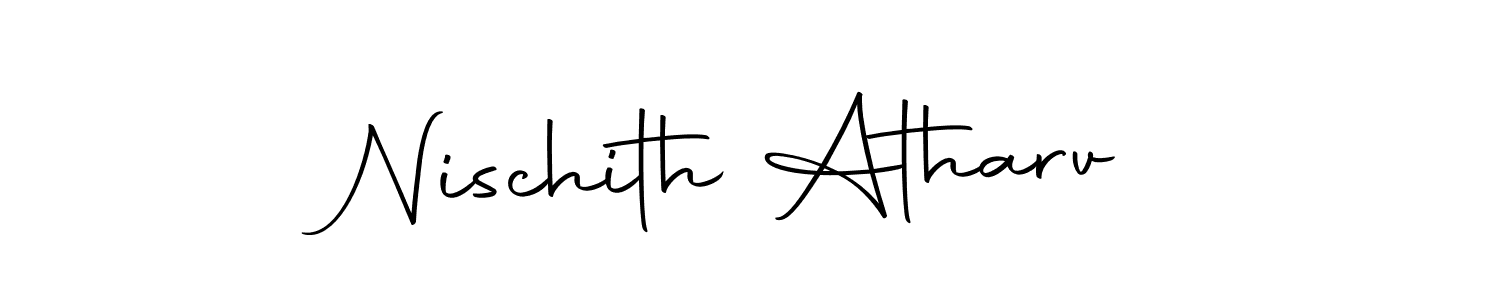 It looks lik you need a new signature style for name Nischith Atharv. Design unique handwritten (Autography-DOLnW) signature with our free signature maker in just a few clicks. Nischith Atharv signature style 10 images and pictures png