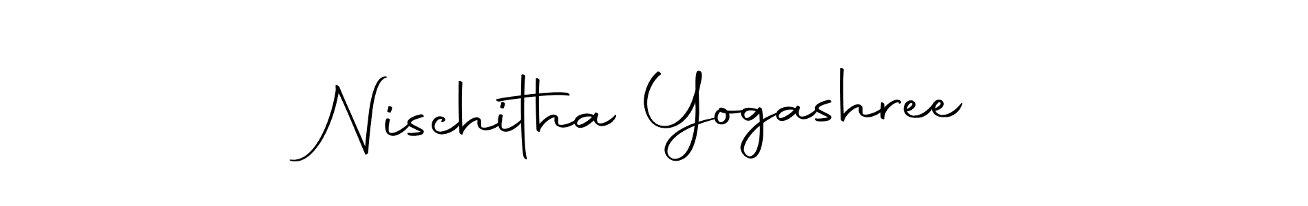 Design your own signature with our free online signature maker. With this signature software, you can create a handwritten (Autography-DOLnW) signature for name Nischitha Yogashree. Nischitha Yogashree signature style 10 images and pictures png