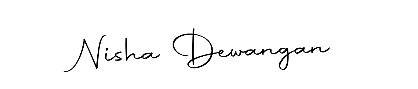 The best way (Autography-DOLnW) to make a short signature is to pick only two or three words in your name. The name Nisha Dewangan include a total of six letters. For converting this name. Nisha Dewangan signature style 10 images and pictures png