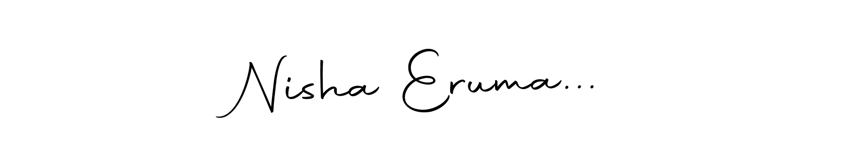 Make a beautiful signature design for name Nisha Eruma...♡. Use this online signature maker to create a handwritten signature for free. Nisha Eruma...♡ signature style 10 images and pictures png