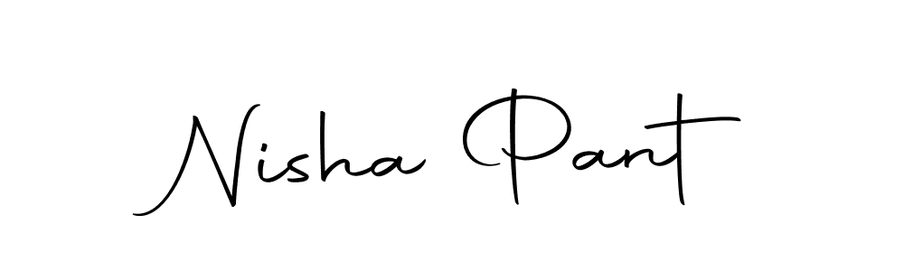 Make a short Nisha Pant signature style. Manage your documents anywhere anytime using Autography-DOLnW. Create and add eSignatures, submit forms, share and send files easily. Nisha Pant signature style 10 images and pictures png