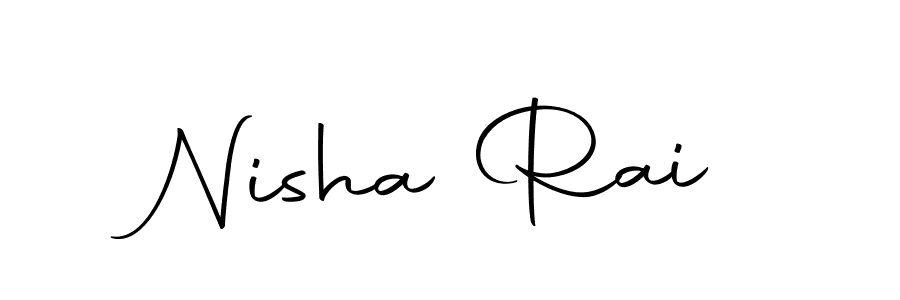 Autography-DOLnW is a professional signature style that is perfect for those who want to add a touch of class to their signature. It is also a great choice for those who want to make their signature more unique. Get Nisha Rai name to fancy signature for free. Nisha Rai signature style 10 images and pictures png