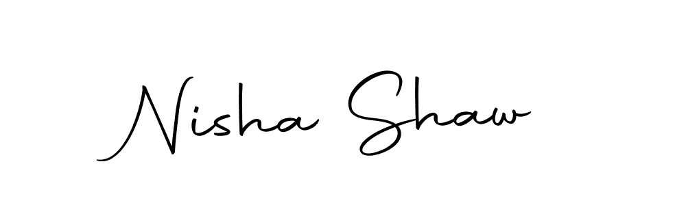 Also we have Nisha Shaw name is the best signature style. Create professional handwritten signature collection using Autography-DOLnW autograph style. Nisha Shaw signature style 10 images and pictures png