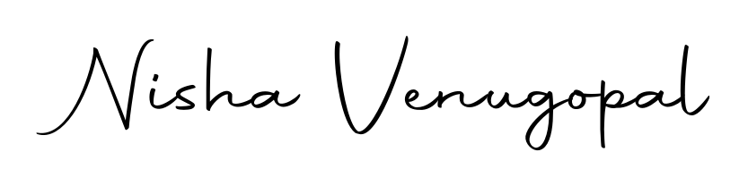 Upgrade your professional image with Nisha Venugopal signature created with Autography-DOLnW font. Fast, free, and watermark-free download. Nisha Venugopal signature style 10 images and pictures png